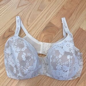 Cacique Lace Full Coverage Bra in Ivory White